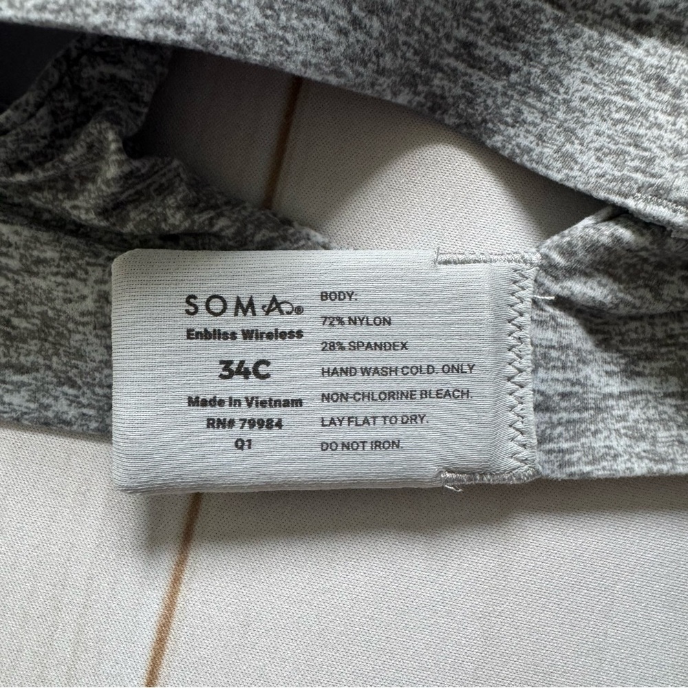 Soma Enbliss Wireless Bra - Picture 3 of 3